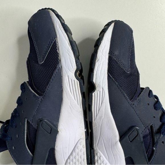 Men’s size 9 Nike Air Huarache midnight navy running sneakers low top trainers - Picture 7 of 11